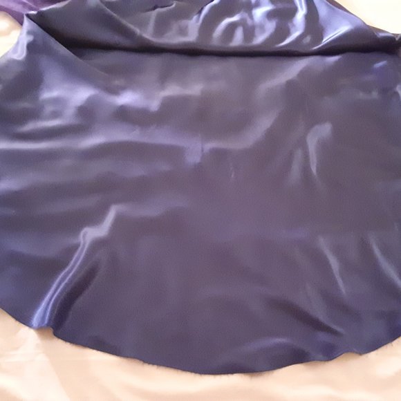 Asymmetrical Rhinestones Halter Back Gown - Picture 8 of 10